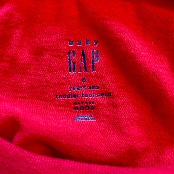 Baby Gap 5T LS Shirt - Picture 3 of 5